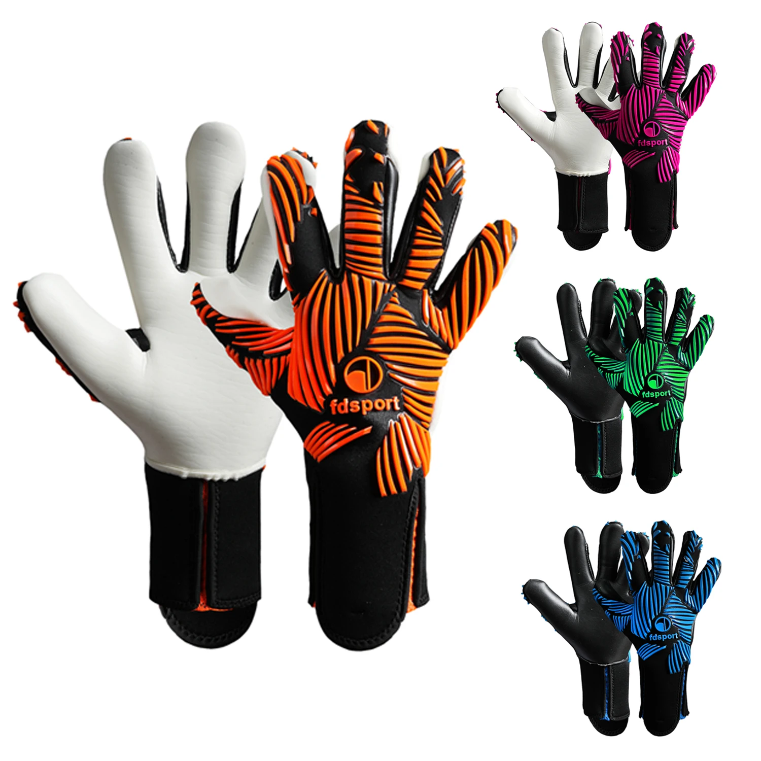 Gants de gardien de but en Latex de 4mm, de qualité supérieure, pour le Football, pour hommes et femmes, épais, antidérapants