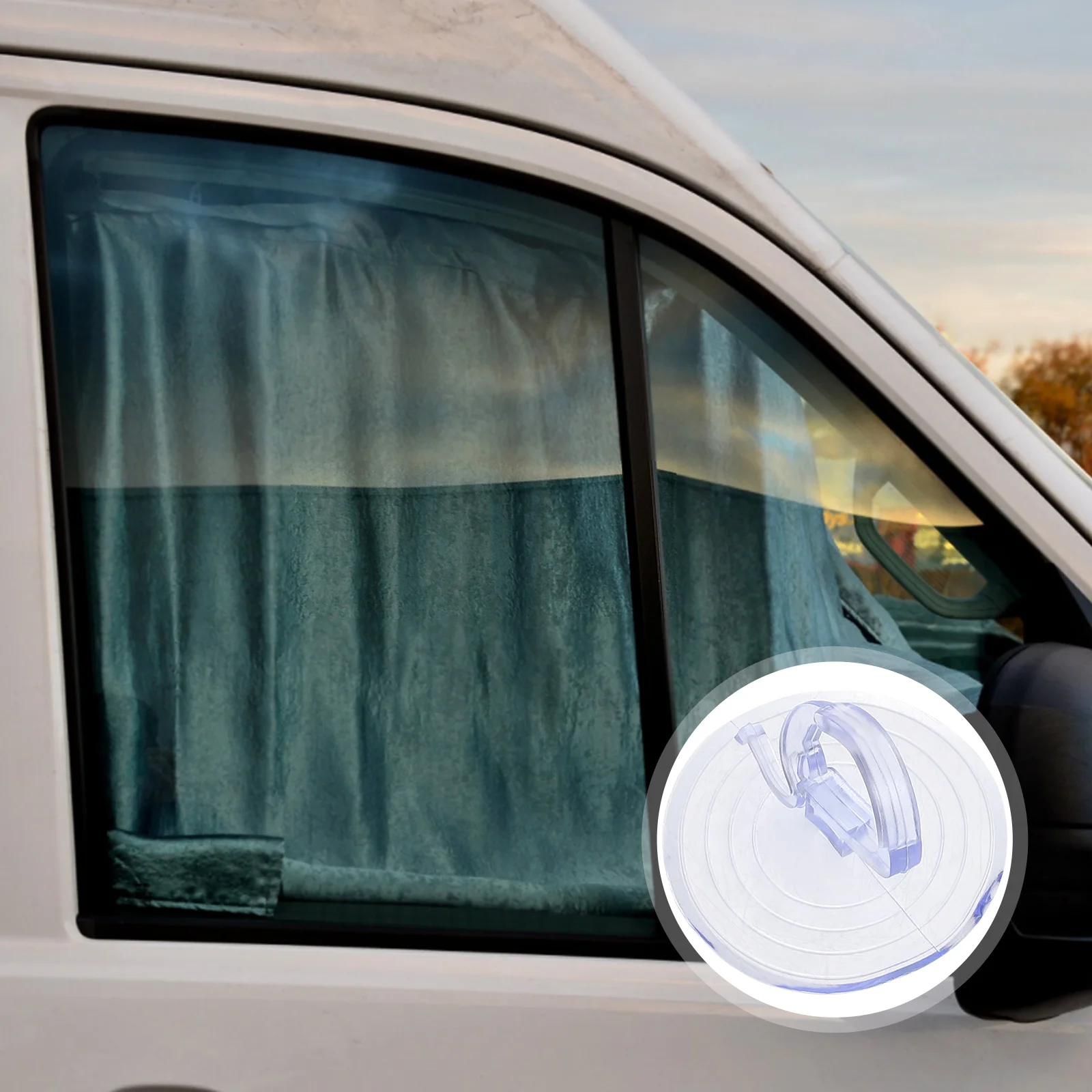

Transparent Sun Block Suction Cup Automotive Glass Cups for Small Windshield Sunshade PVC Sucker Holder
