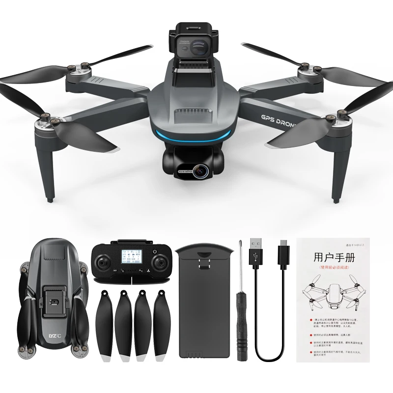 전문가용 드론 8K 듀얼 카메라, HD 항공 카메라, FPV 2 축 짐벌, 브러시리스 GPS RC 장애물 회피, L200PRO MAX, L900SE MAX