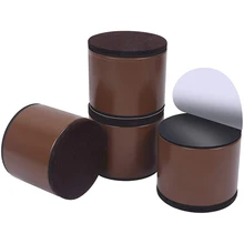 

Carbon Steel Furniture Riser Beg Leg Raiser Adds Height to Heavy Furniture Round Square Sofa Chair Table Feet Riser Brown Black
