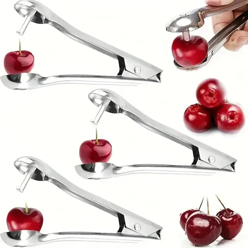 New Olive Cherry Pit Remover Cherry Core Seed Remover Pit Tool Seed Gadge Fruit and Vegetable Cherry Pitter Tool Kitchen Gadget