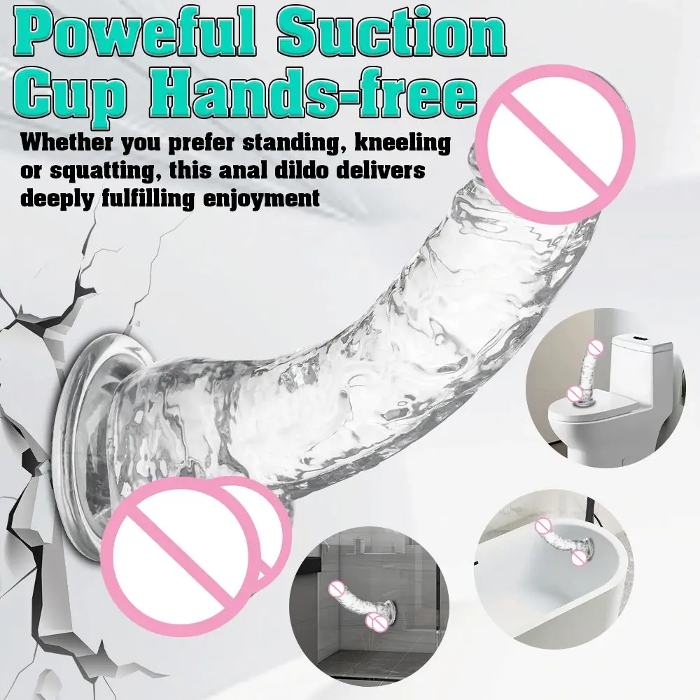 Sex Toys 4 Size Transport Silicone Dildo Fake Dick for Women Artificial Penis with Suction Cup Female Masturbation Adult 18+