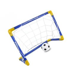 Compact Foldable Soccer Goal Set for Kids - Durable Indoor/Outdoor Sports Toy Gift (1pc)