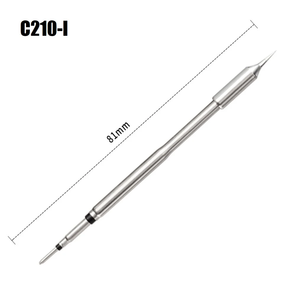 

1pc Soldering Tip C210 C245 Soldering Iron Tips For Professional Soldering Station Silver 81mm / 3.18'' Power Tools Accessories