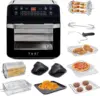 18-in-1 Air Fryer Oven with Rotisserie and Dehydrator, 12.7 Quart, Includes 100 Recipes