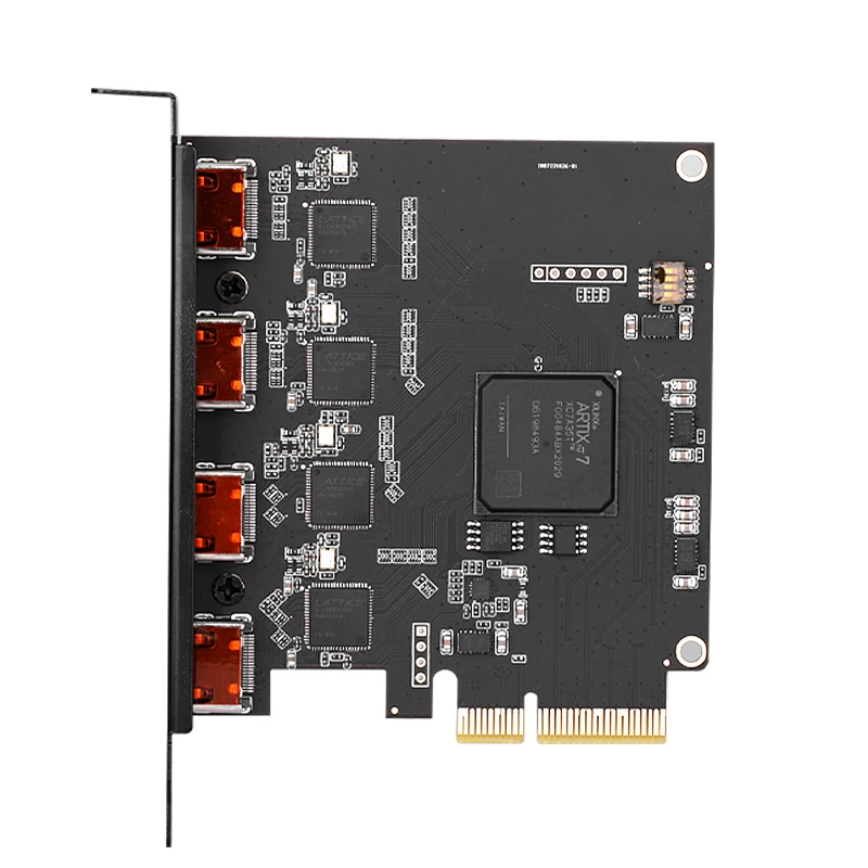 캡처 카드 PCIE X4 캡처 카드 1080p 60fps 4 채널 HDMI PCI Express 비디오 레코더, PS4 OBS Wirecast VMix 라이브 스트리밍