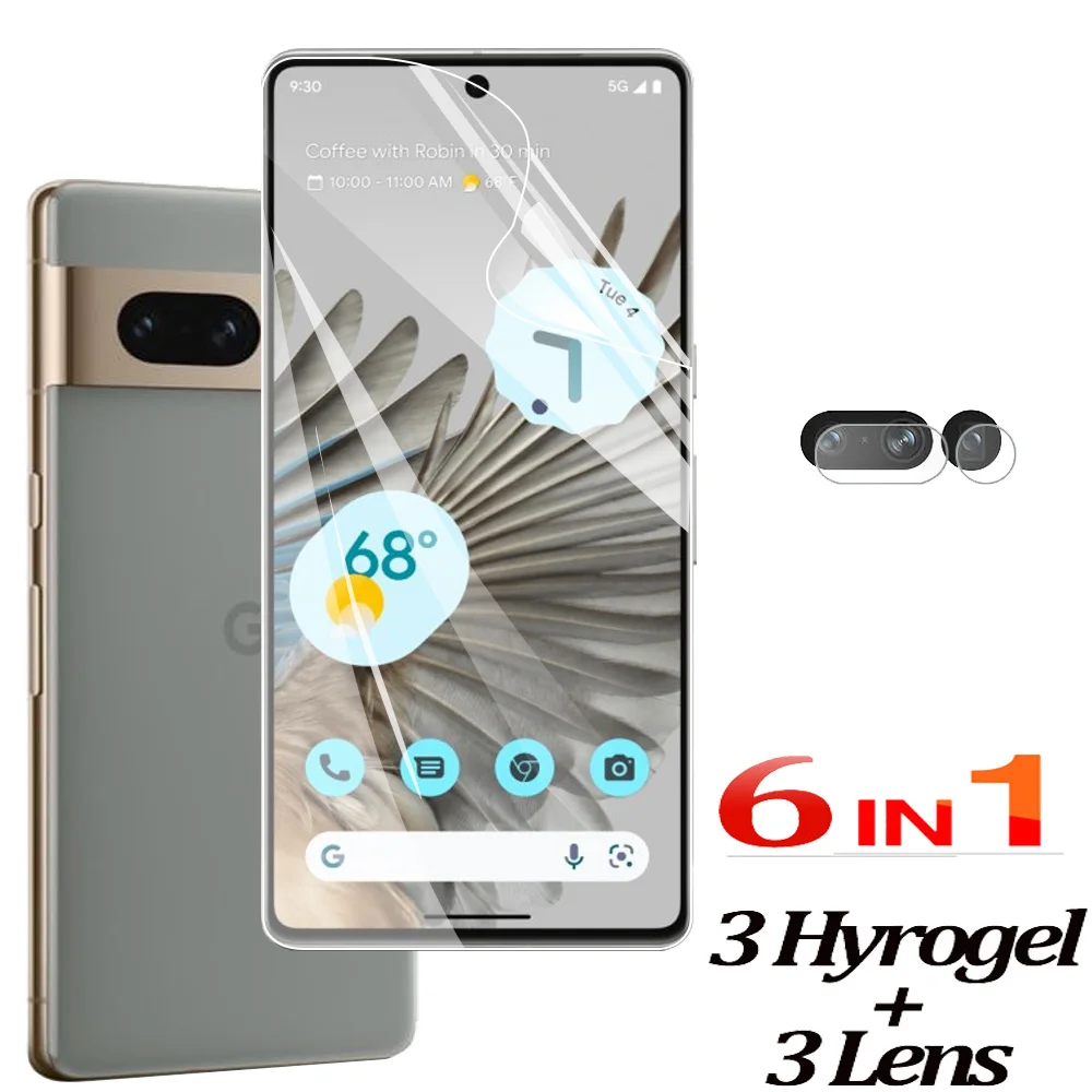 Pellicola Idrogel Google Pixel 7 Pro Protezione Dello Schermo Per Pixel 7A 6A 6 A Pro Screen Protector Pixel 6 Vetro Morbido Pixel6A Protezione Idroge