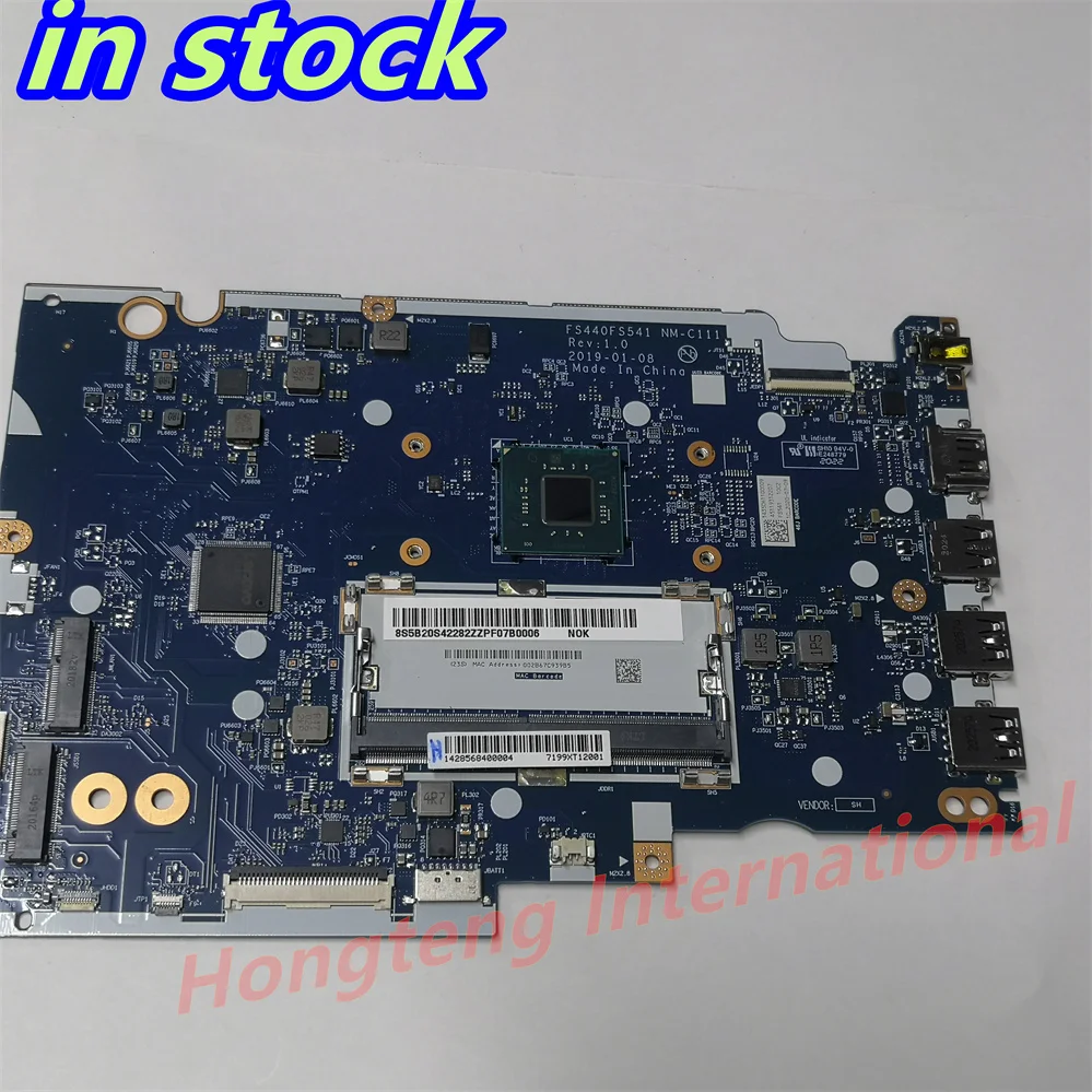 

for Lenovo IdeaPad S145-15IGM Laptop Motherboard NM-C111 FRU 5B20S42282 with CPU N4000