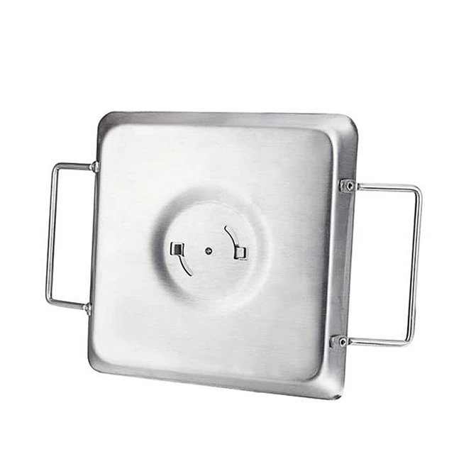 Rozsdamentes Acél Sült Csirke Serpenyő Kültéri Bbq Leszerelhető Sör Barbecue Pán Szerszám - Image 3