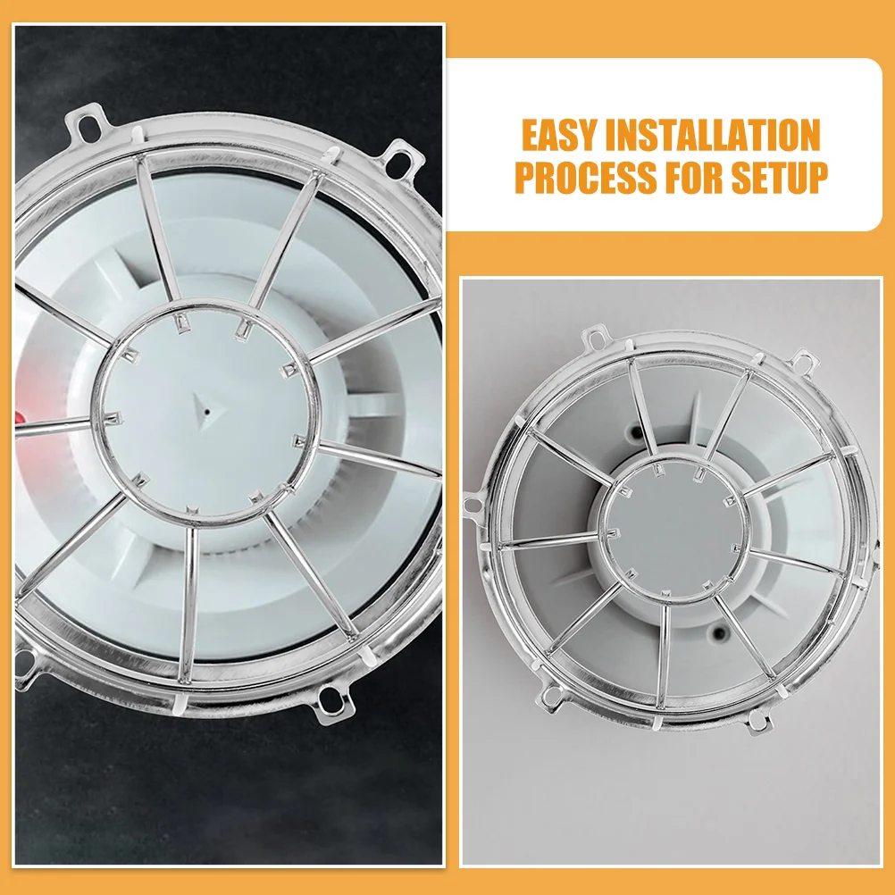 2 Pcs Hose Sprinkler Head Protective Cover Decorative Smoke Transducer Protector Nozzle Sensor Cap Baby