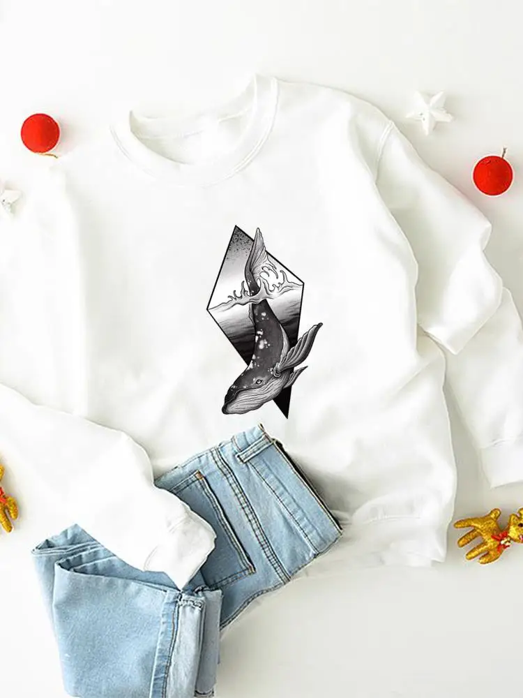 

Lovely Trend Cute Sweet Long Sleeve Clothes Clothing Fleece Ladies Print Sweatshirts Women Fashion Warm Graphic Pullovers
