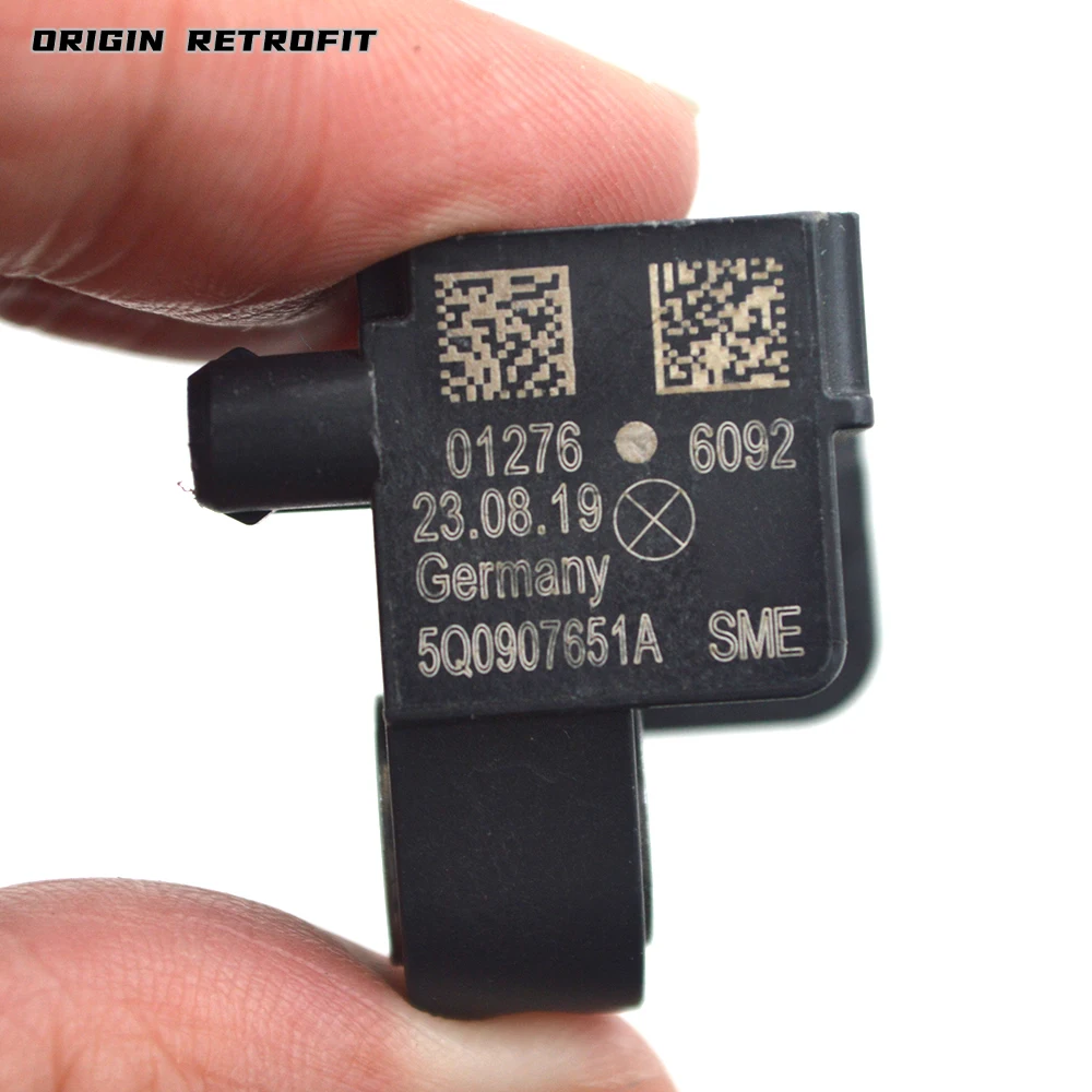 Crash Impact Sensor 5Q0 907 651 A for MQB Jetta Golf Atlas T -Roc CC Tiguan Passat Q3 Leon Accelerator Accelerate Sensor