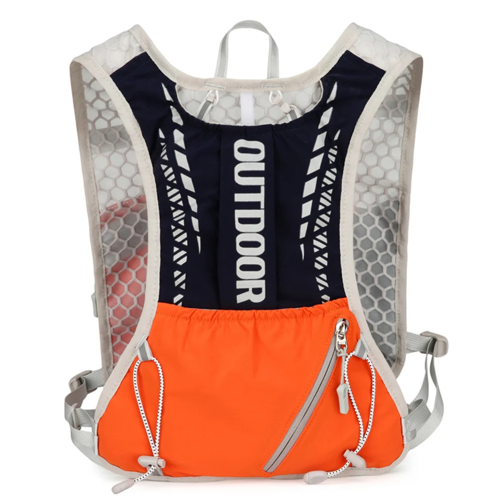 Hydration Running Vest Breathable Lightweight Running Vest Reflective Hydrations Backpack for Hiking Trail Running 4