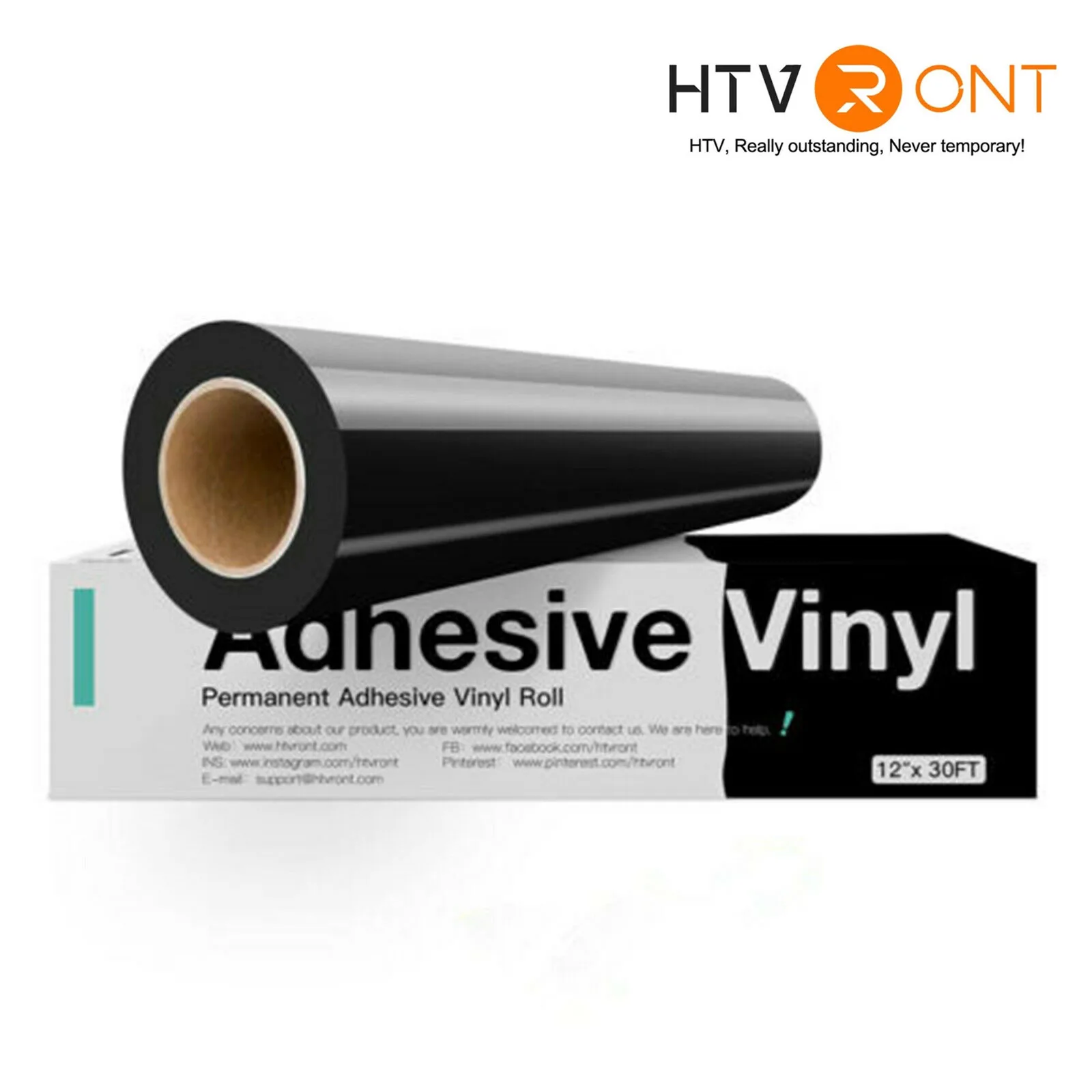 Violet Vinyl for Cricut - 12 x50ft Matte White Permanent Vinyl, Self Adhesive Vinyl Roll for for Cricut, Silhouette Cameo - Vinyl for Home