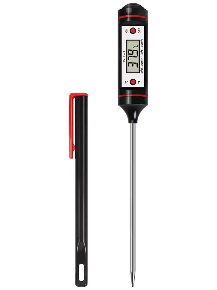 Sonda teplomera v mäse