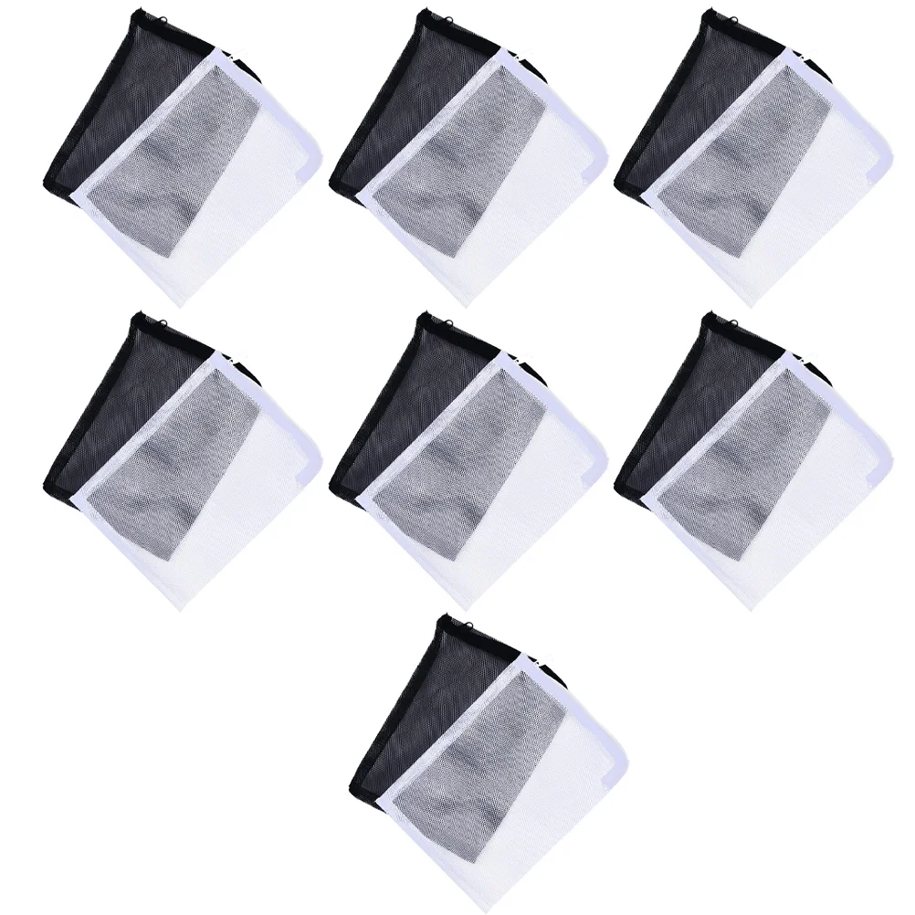 

14 Pcs Fish Tank Filter Bag Strainer Aquarium Mesh Practical Media Nylon Filtering Zipper for