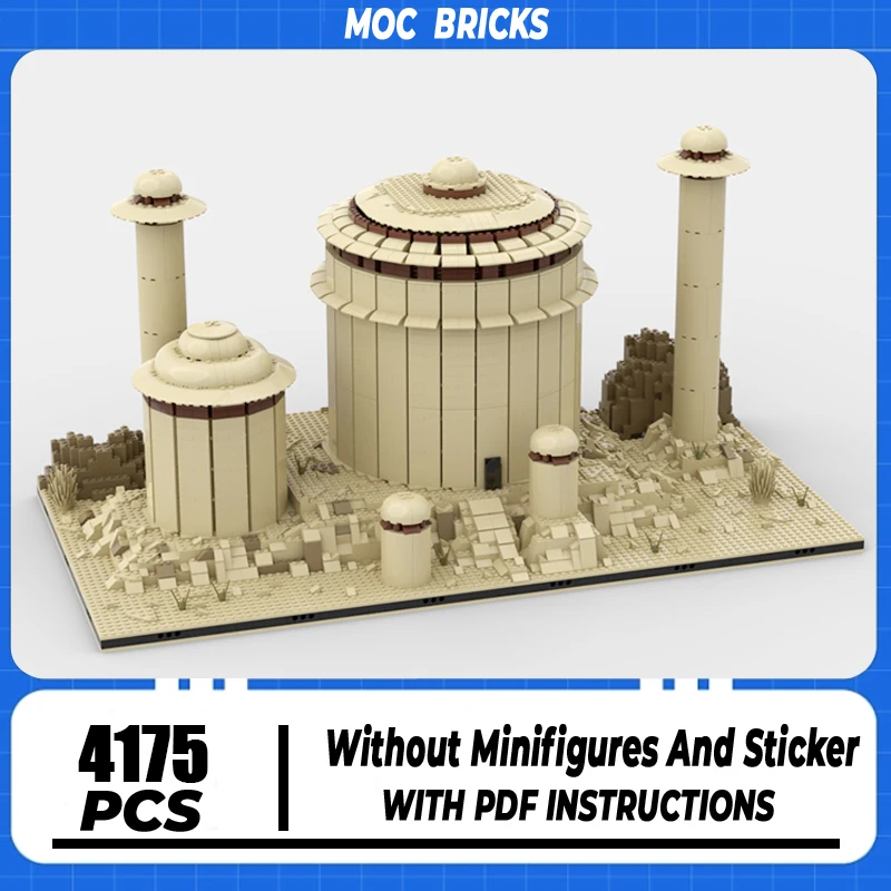 

Star Movie Series Moc Building Bricks Desert Tattoo Palace Model Building Technology Modular Blocks Construstion Toy Gifts