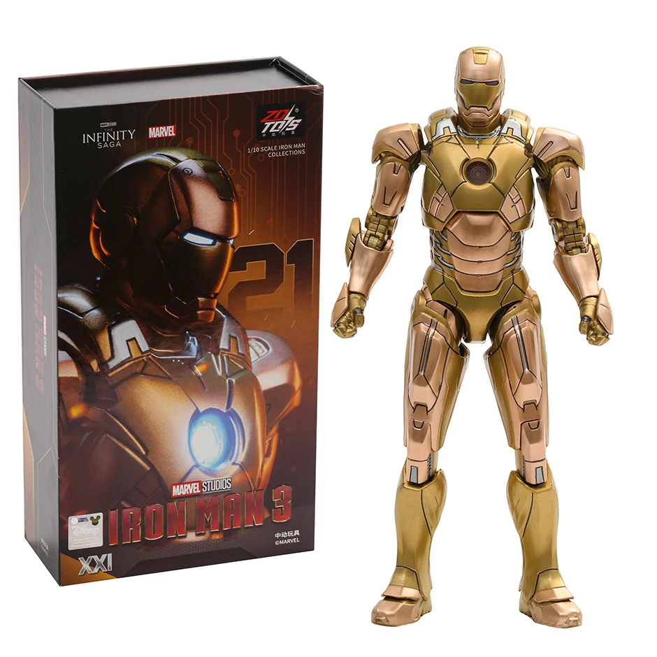 

ZD Toys Iron Man Mark XXI MK21 PVC Action Figure Collectible Model Toy