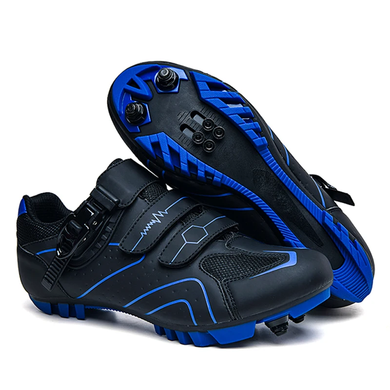 Cycling Shoes Mtb Shoes Cycling Speed Sneakers Men's Flat Road Cycling Boots Clip On Pedals Spd Mountain Bike Sneakers