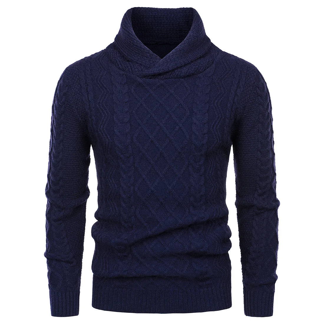 

Winter 2023 O-Neck Sweater Men Vintage Casual Pullovers Male Outwear Slim Knitted Sweater