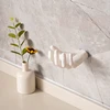 Wall Hook Punch-free Hand Shape Resin Self Adhesive Hooks Creative Decorative Wall Mount Hand Storage Hanger Bathroom Supplies 5