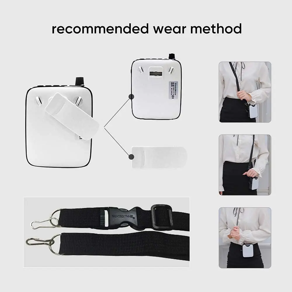 مكبر صوت محمول شيدو مع ميكروفون لاسلكي UHF ، راديو...