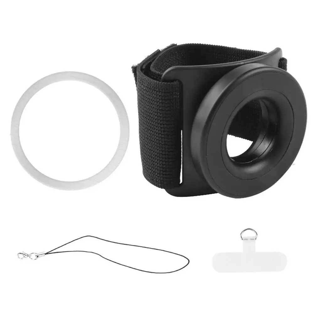 Magnetic Wrist Strap Phone Holder with Anti-Loss Rope for Easy Navigation and Sports Use