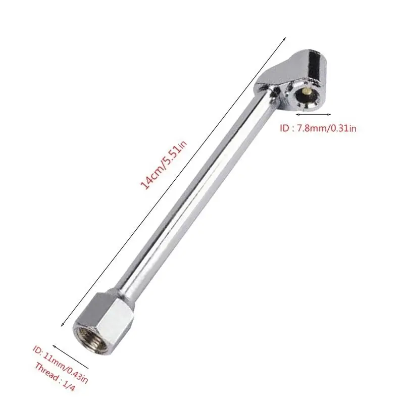 Locking Air Chuck Tire Chuck Air Compressor Attachments Air Chuck Locking Air Chuck Air Compressor Nozzle For Off-Road Vehicles 6