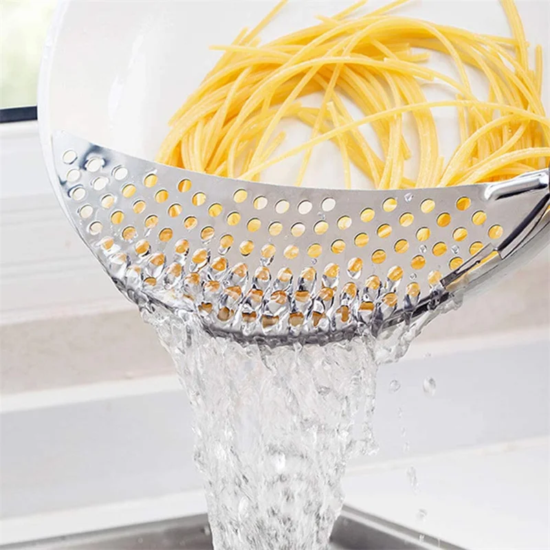 PotStrainerPanDrainerForHomeKitchenEasyDrainingPotStrainer