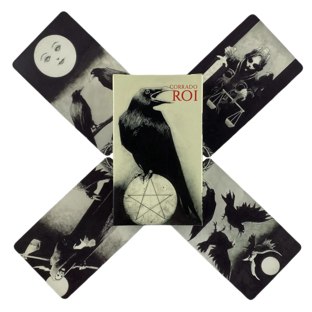 Murder Of Crows Tarot Cards A 78 Deck Oracle English Visions Divination Edition Borad Playing Games 5