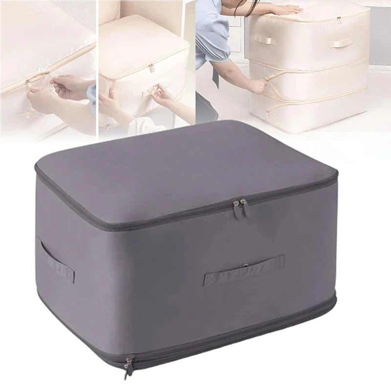 1PC Quilt storage bag Large capacity clothes quilt sorting bag compressible travel portable down jacket storage bag 6