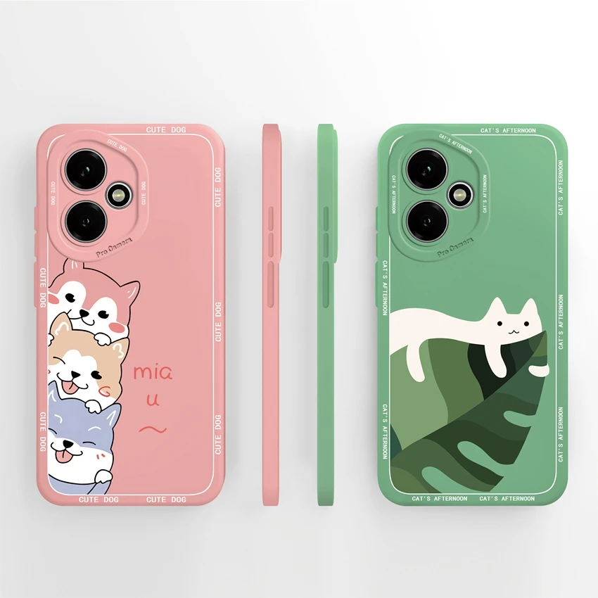 Cute Panda Dinosaur Pattern Soft Silicone Phone Case -