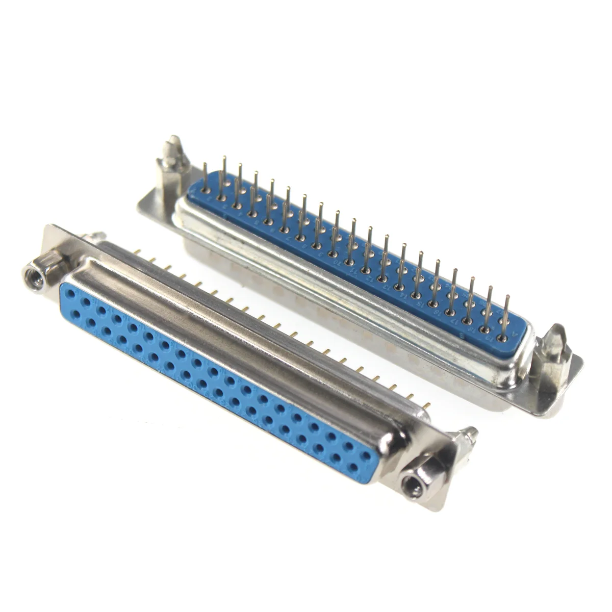 5PCS DB9 DB15 DB25 DB37/9/15/25/37 핀 스트레이트 180 학위 남성 여성 플러그 D-sub PCB 장착 커넥터 DP9 DP15 DP25 DP37