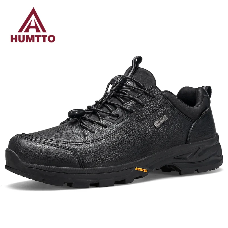 

HUMTTO Shoes for Men Waterproof Climbing Trekking Hiking Shoes Mens Sports Luxury Designer Outdoor Leather Hunting Sneakers Man