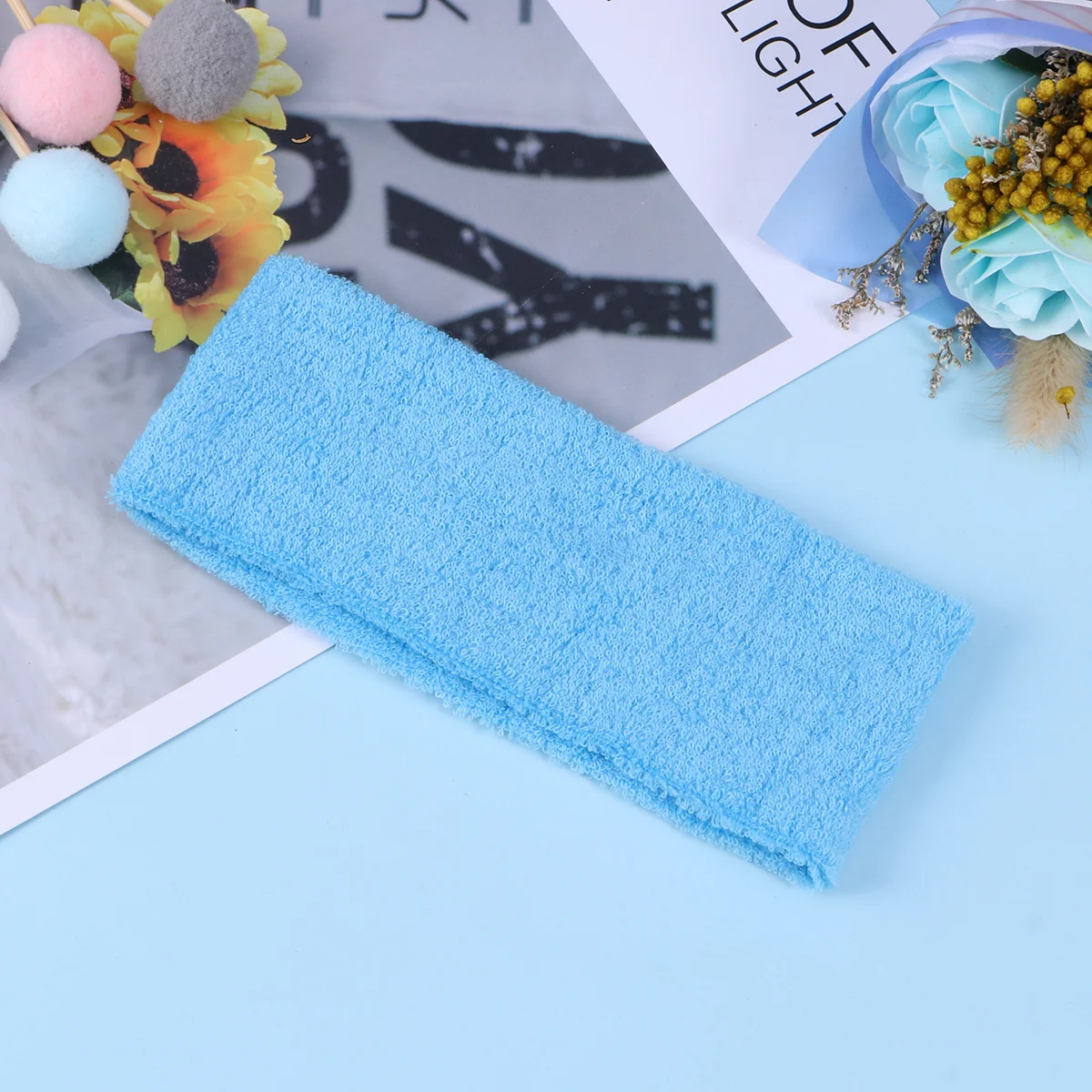 

Facial Make Up Spa Washable Wrap Sweatband Towel Hairband Headband for Women Men