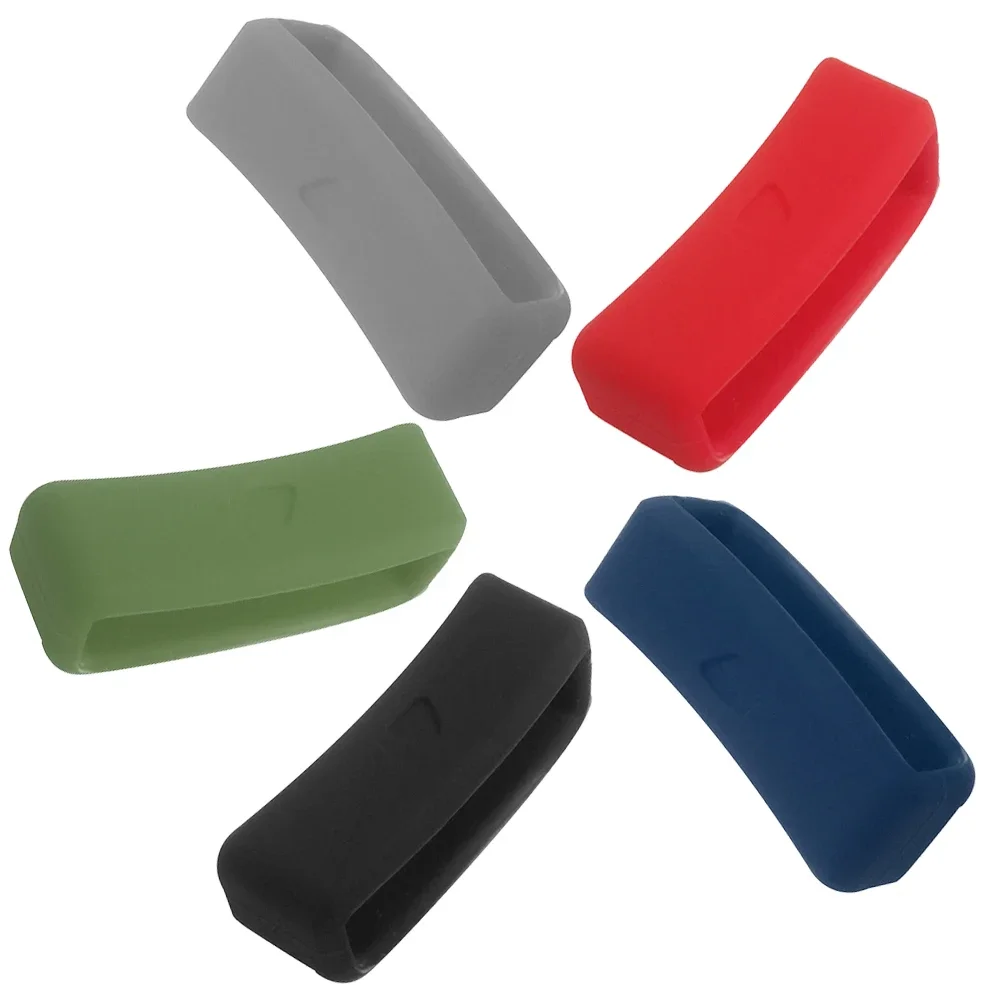 

20mm Strap Loop Ring Classic Silicone For Garmin Forerunner 245 / 245M Band Keeper Loop Security Holder Retainer Ring Accessory