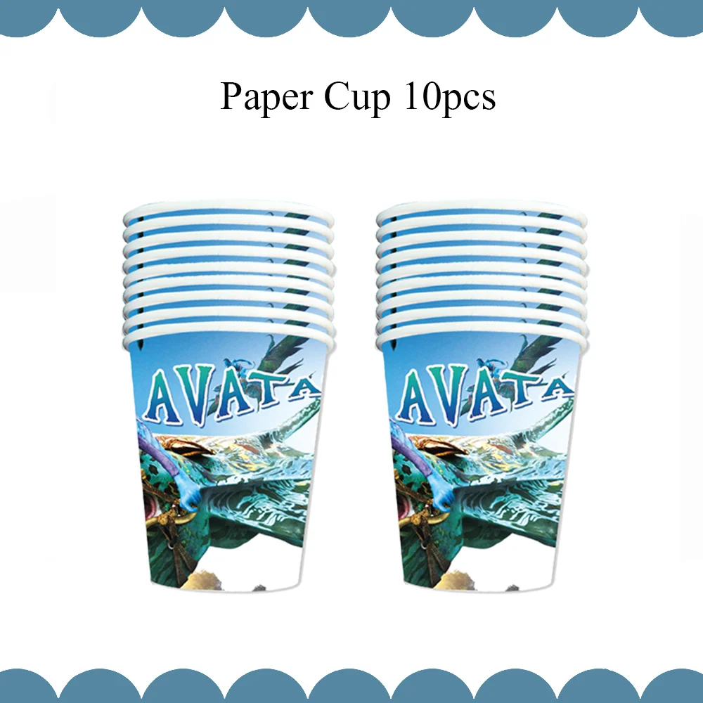 Science Fiction Film Avatar Kids Birthday Party Decoration Tableware Paper Cups Plates Napkins Baby Shower Boys Supplies Gifts