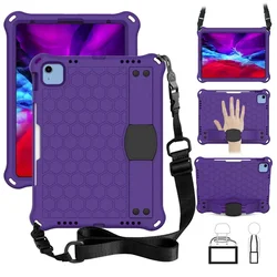 Durable Kids Tablet Case with Strap - iPad 10th 11th Gen (PURPLE)