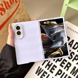 Enhanced Silicone Shockproof Phone Case - Skin Feel, Wide Phantom Shield, Candy Color Cover - Galaxy Z Fold4 (Light Purple)