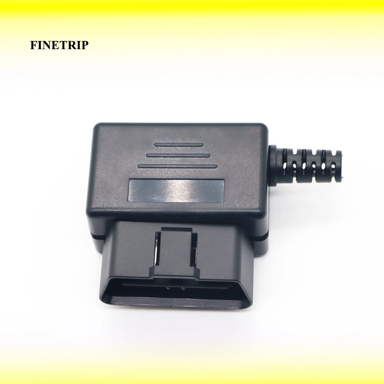 Wholesale 200pcs High Quality Obd2 Male Connector 16pin 90 Degree J1962m Plug With Enclosure