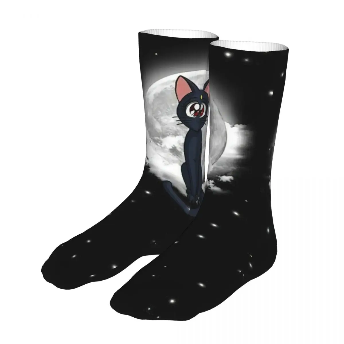 

Cute Cat Socks Men's Women's Polyester Fashion Socks Harajuku Spring Summer Autumn Winter Socks Gifts