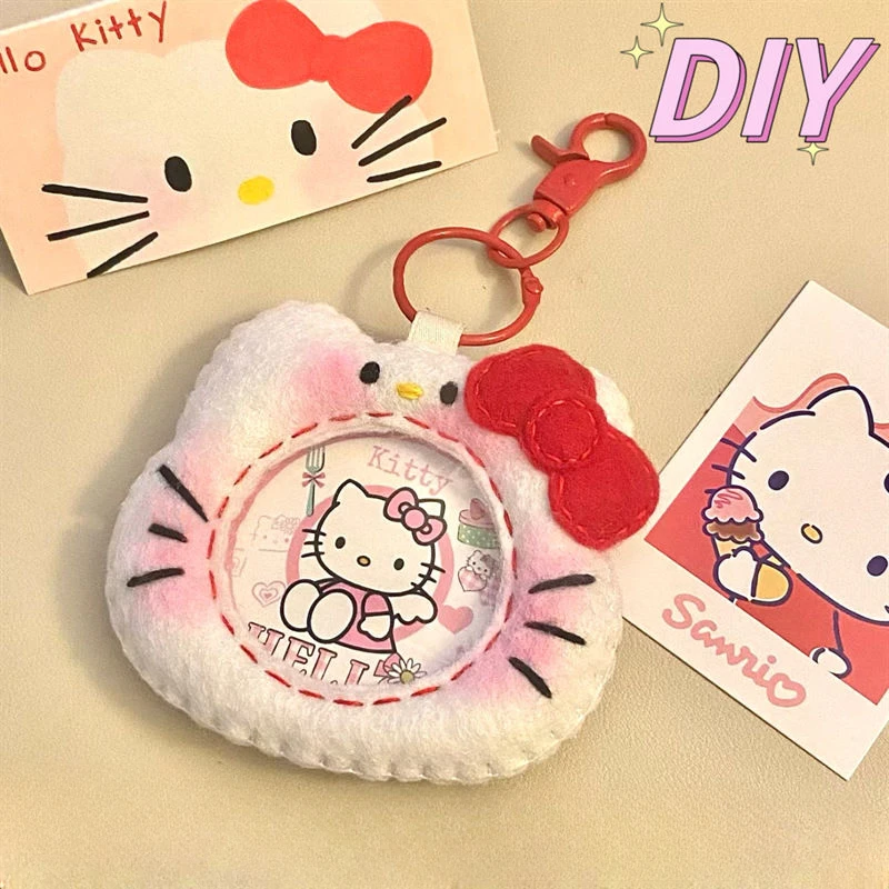 

Kawaii Sanrio Cute Cartoon Hello Kitty DIY Material Package Pendant Stylish and Simple Baji Torr Cute Things for Girls