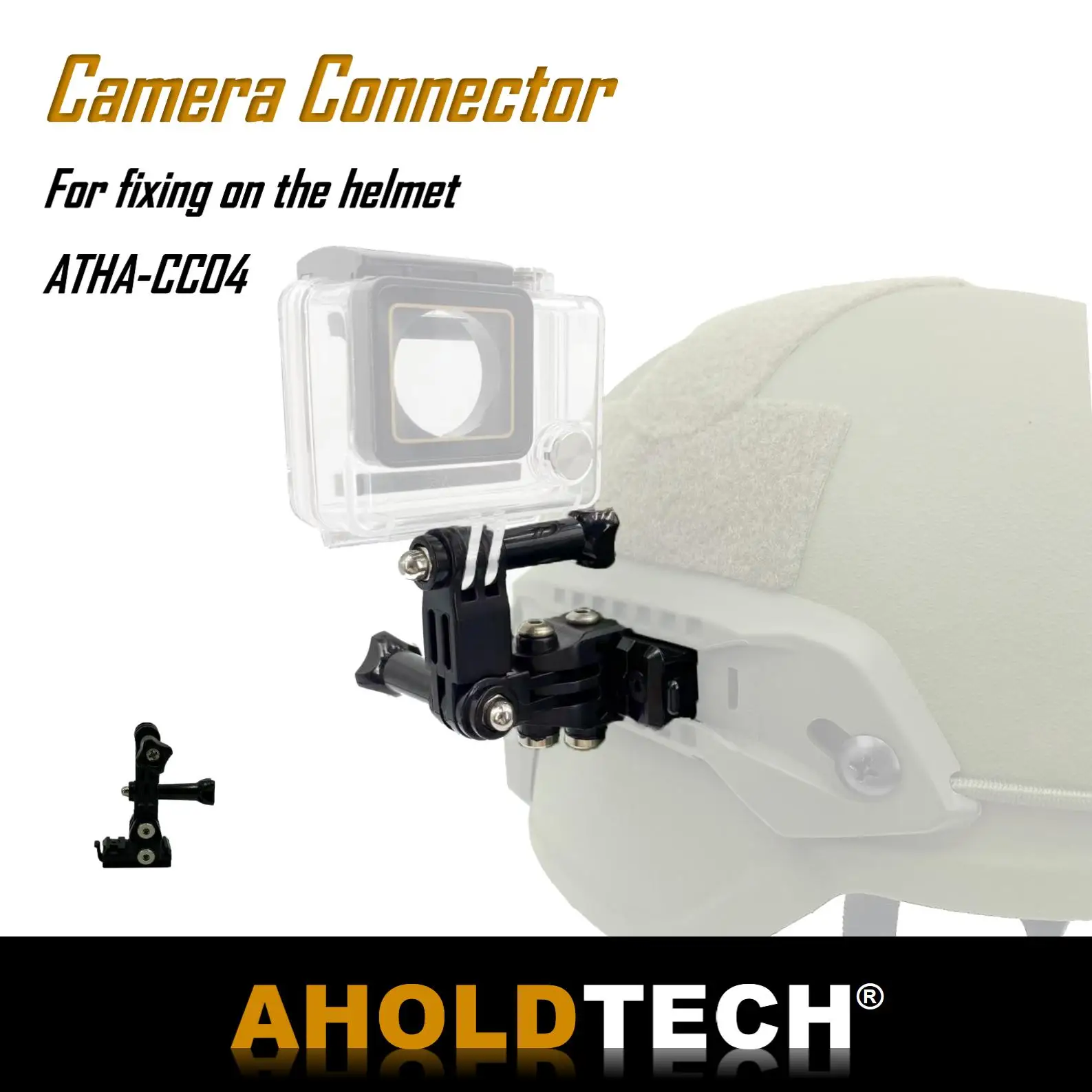 Aholdtech 360-угольная Регулировка баллистический Шлем тактический разъем для камер Gopro Hero и других спортивных камер