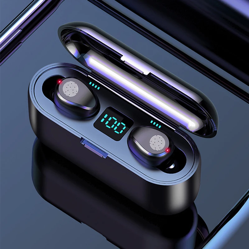

TWS Earphones Wireless Bluetooth 5.0 Headphones Stereo Sports Earbuds Touch Control Universal Waterproof Mini In-ear Headset