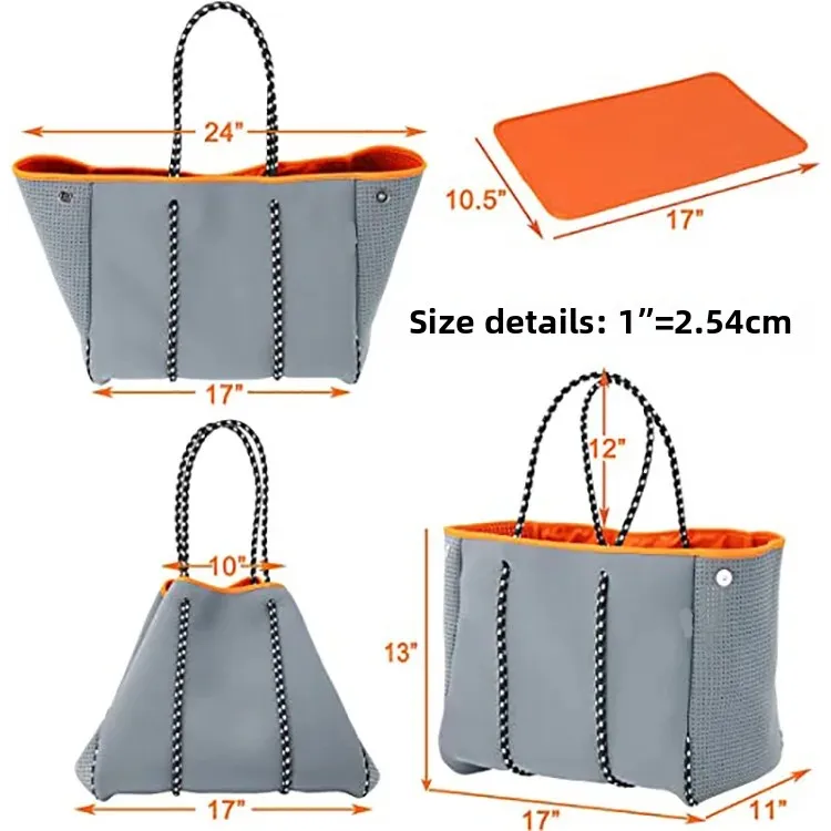 Outdoor Beach Shopping Bag Mother-Child Shoulder Strap Hole Punching Durable Sports Leisure Backpack for Hiking And Travel