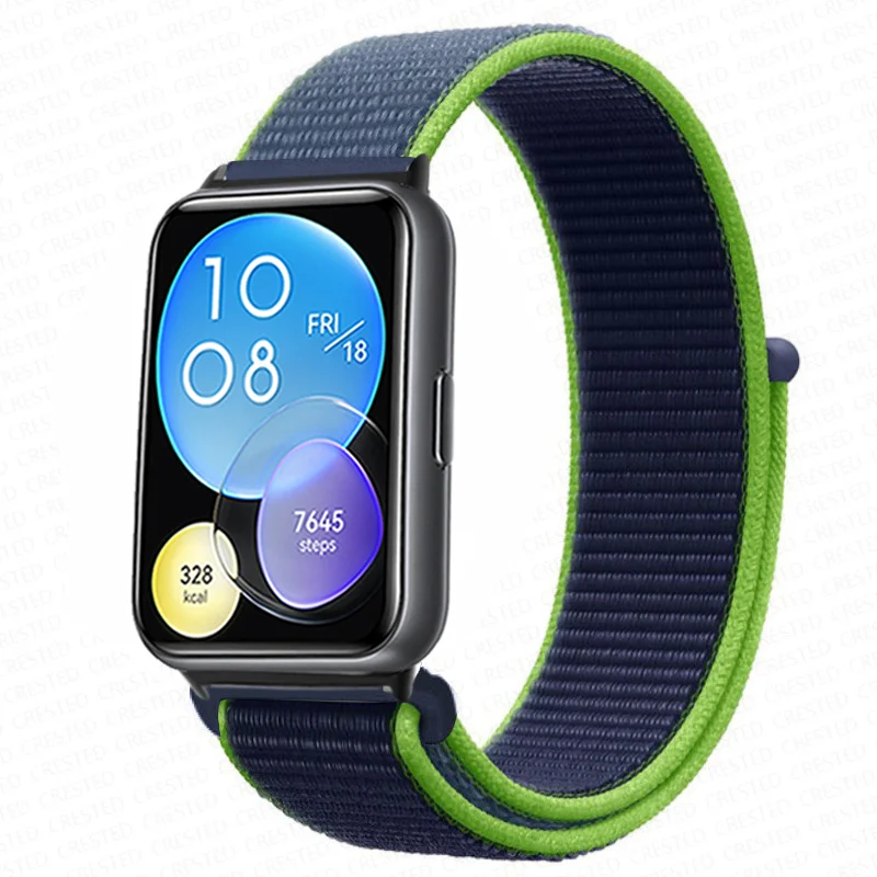 Enhanced Nylon Loop Band Smartwatch Replacement Wristband Bracelet - Durable and Stylish Nylon Strap
