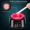 Waxing Kit Wax Warmer Intelligent Control Temperature Wax Epilator 100W Wax Heater Hair Removal ABS Wax Melt Machine with Bowl 3