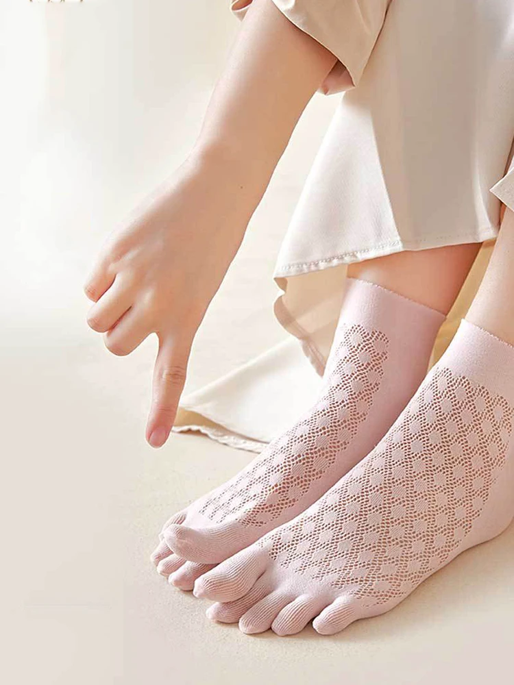 Summer Thin Five Finger Socks Summer Thin Women's Finger