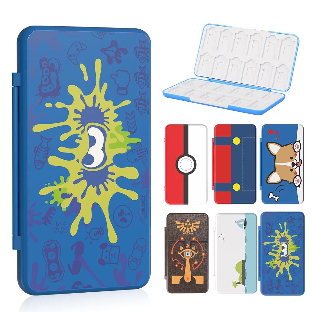 Boite de Rangement pour Cartes de Jeux Nintendo Switch avec 24