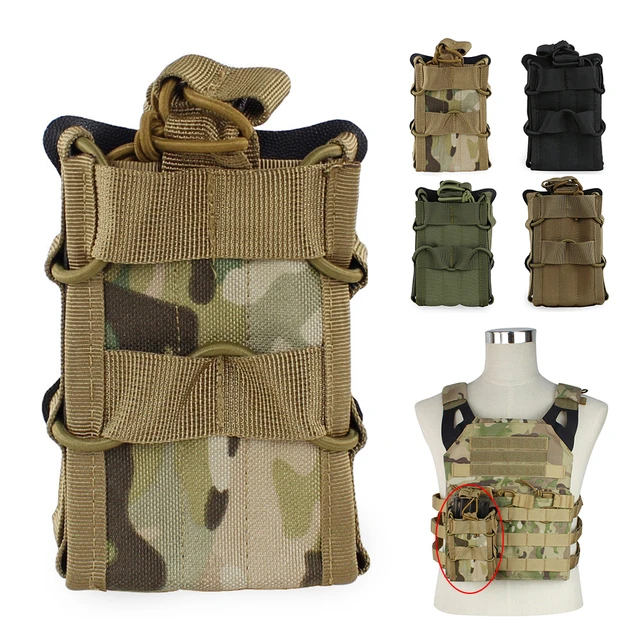 1000D Nylon Double Layer Molle System Magazine Pouch Storage Bags